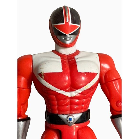 Power Rangers 6 Inch Time Force Figure Red Bandai 2000 - Picture 2 of 10